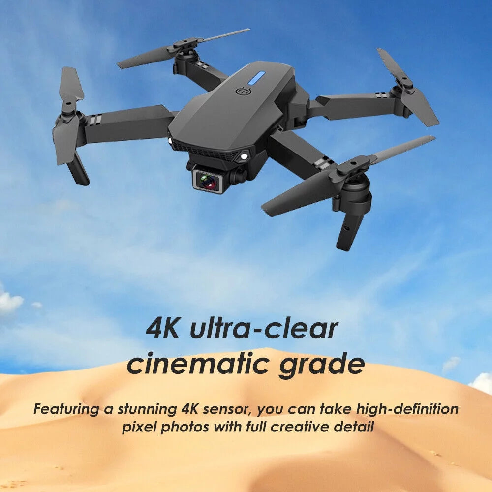 4K HD Dual Camera RC Drone with 4 Batteries Z34124