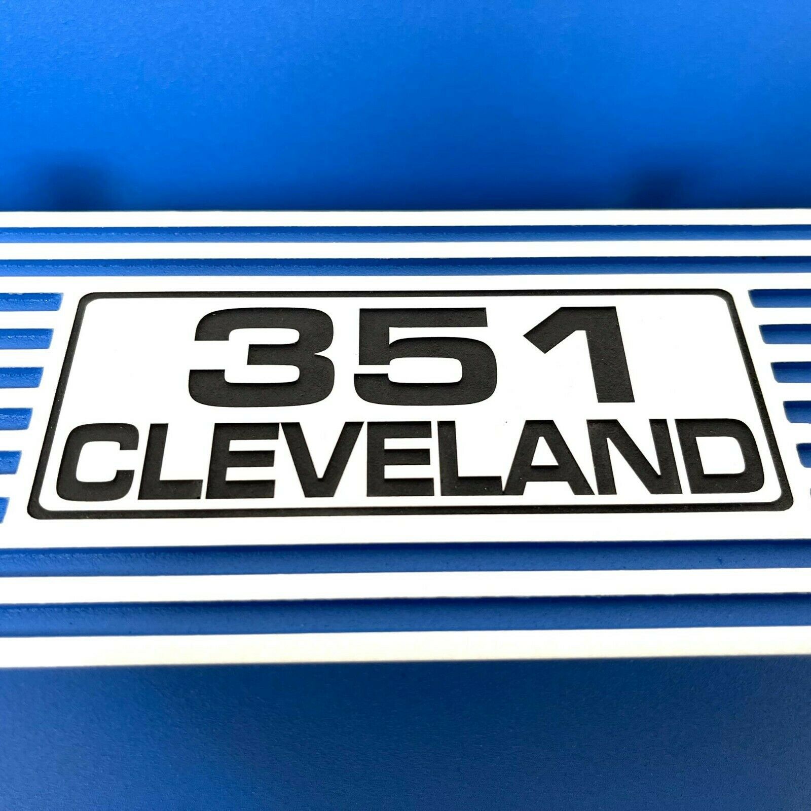 Blue 351 Cleveland Valve Covers D507778