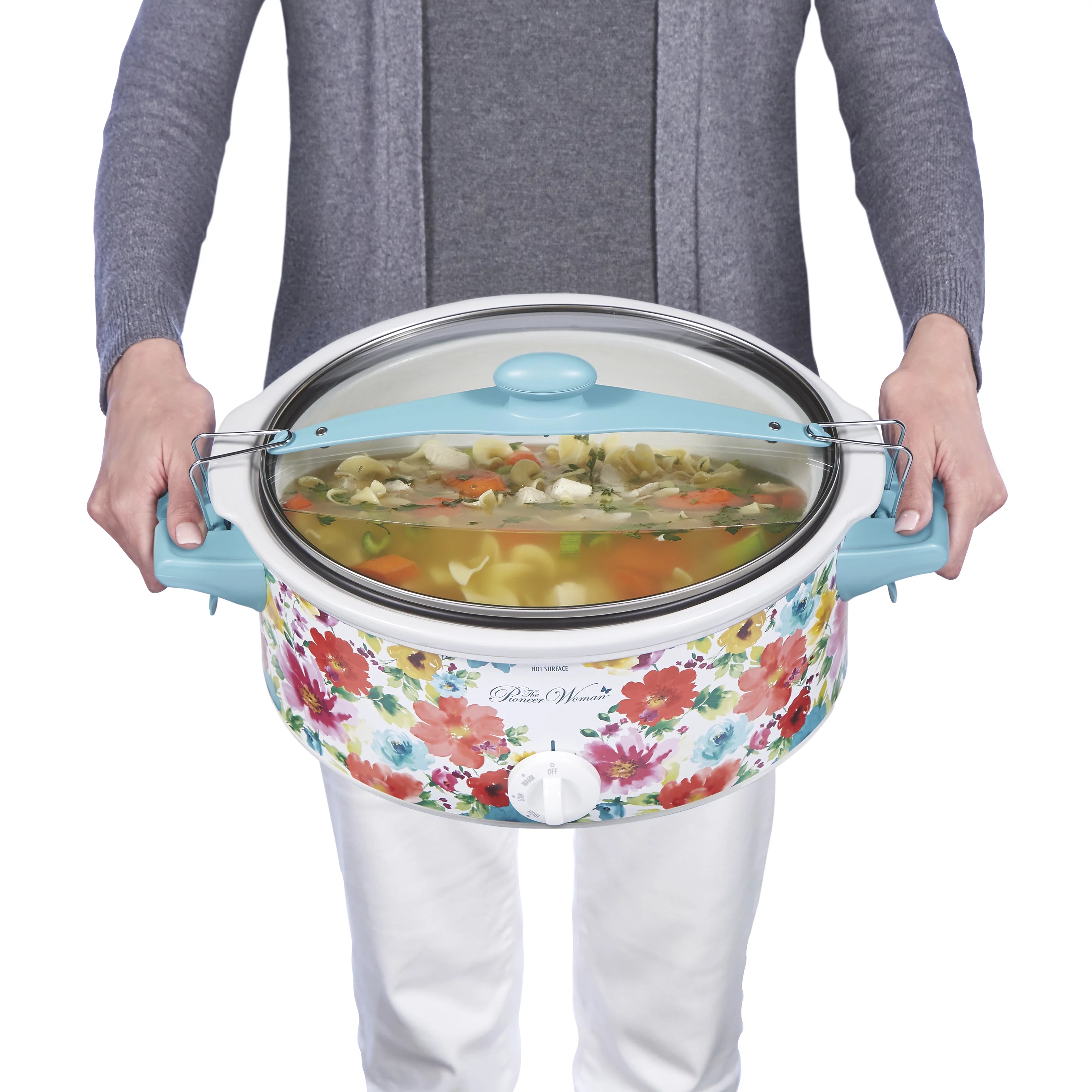 6 Quart Portable Slow Cooker with Removable Crock N799712