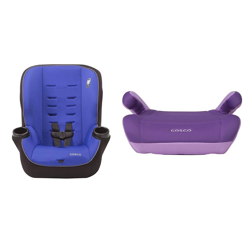 2-in-1 Convertible Car Seat Rear-Facing 5-40 lbs Forward-Facing 22-40 lbs Booster Seat 40-100 lbs W7706