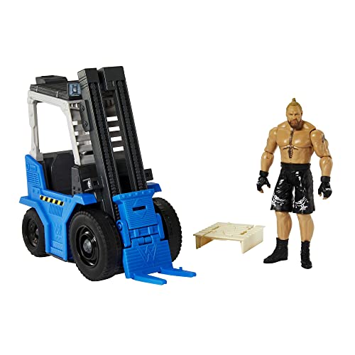 WWE Forklift & Action Figure Playset with Toy Vehicle & 6-inch Collectible U21777