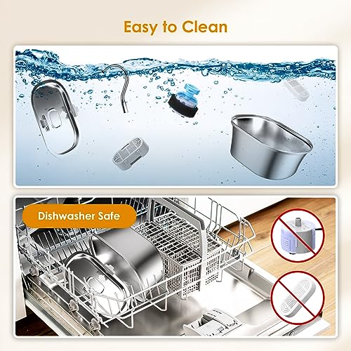 3.2L Stainless Steel Cat Water Fountain H2527