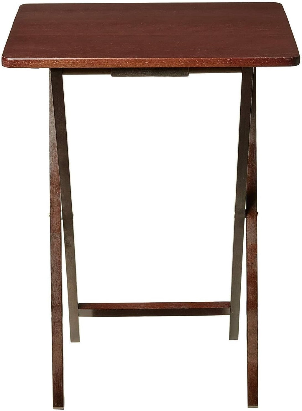 Walnut Folding TV Tray Table A75422