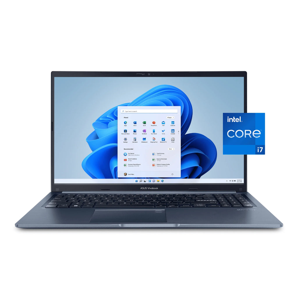 15.6" Touch Intel Core i7-1255U 16GB RAM 512GB SSD Quiet Blue Windows 11 Home Laptop S36393