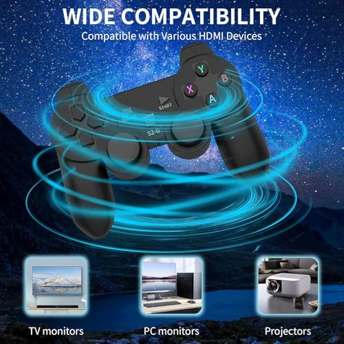 Wireless Retro Game Console with 64G F735144