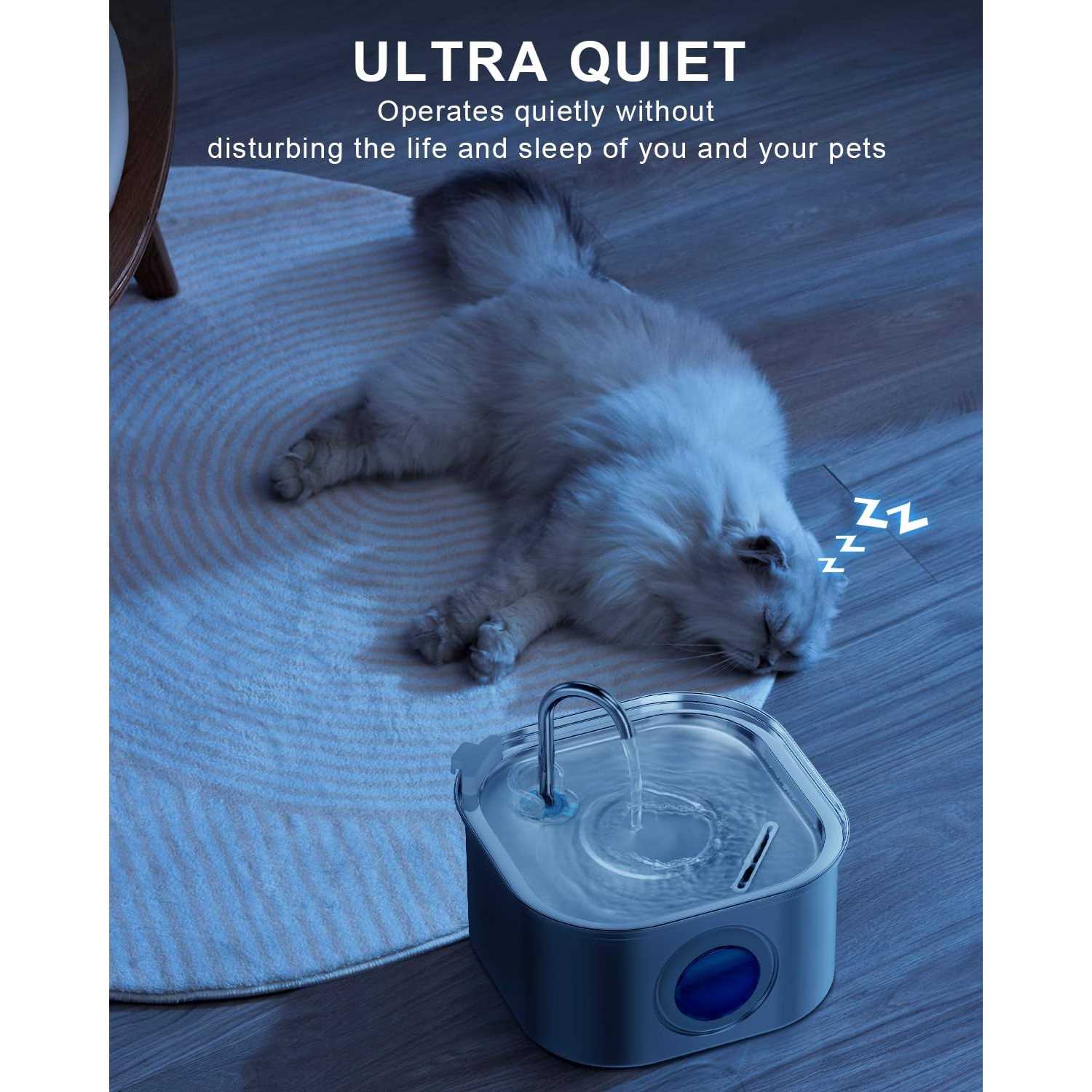 3.2L Stainless Steel Pet Water Fountain G95253