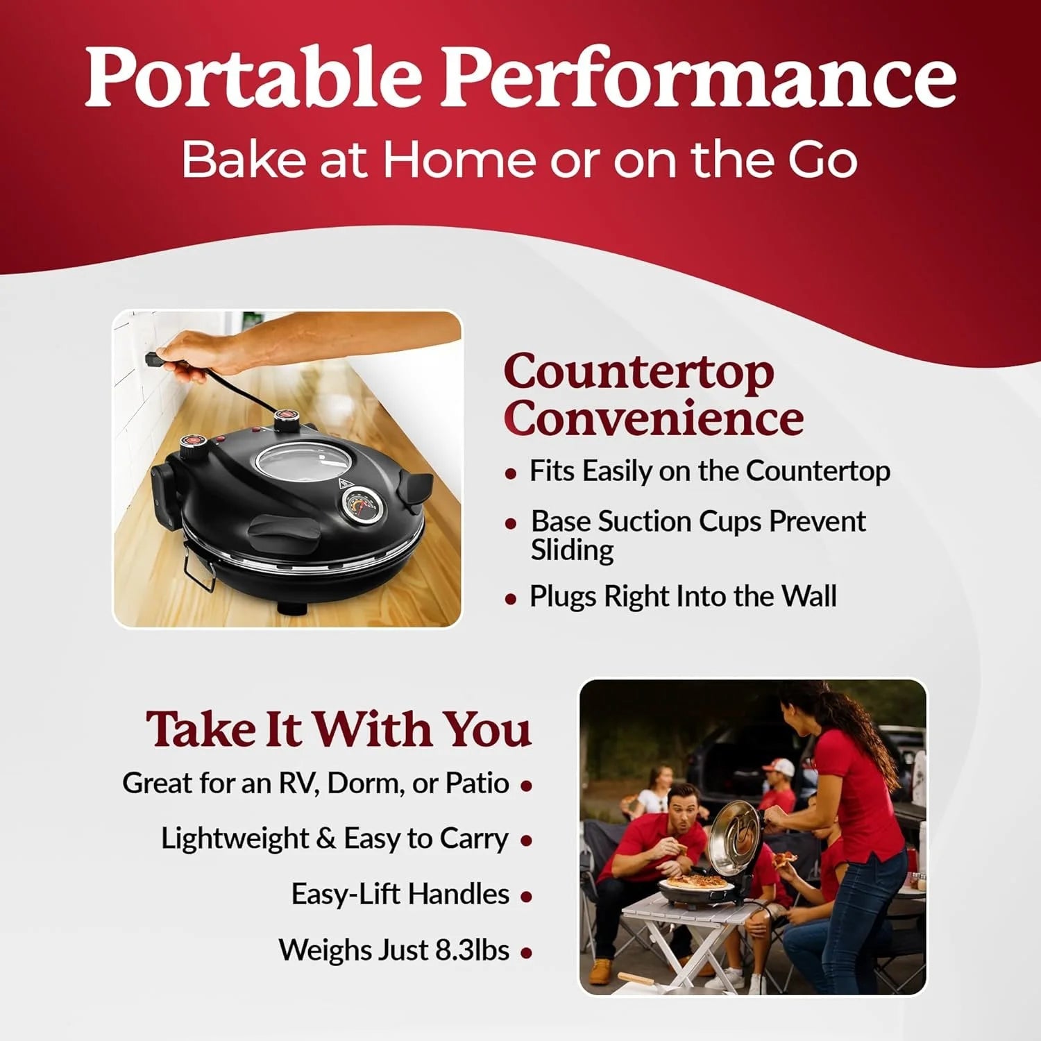 12 Inch Electric Pizza Oven E7318