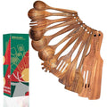 10 Pcs Natural Teak Wooden Kitchen Utensils Set T483
