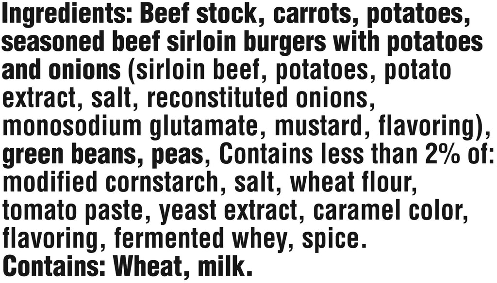 6 Pack Campbell’s Chunky Country Vegetable Beef Soup, 18.8 oz Can F117971