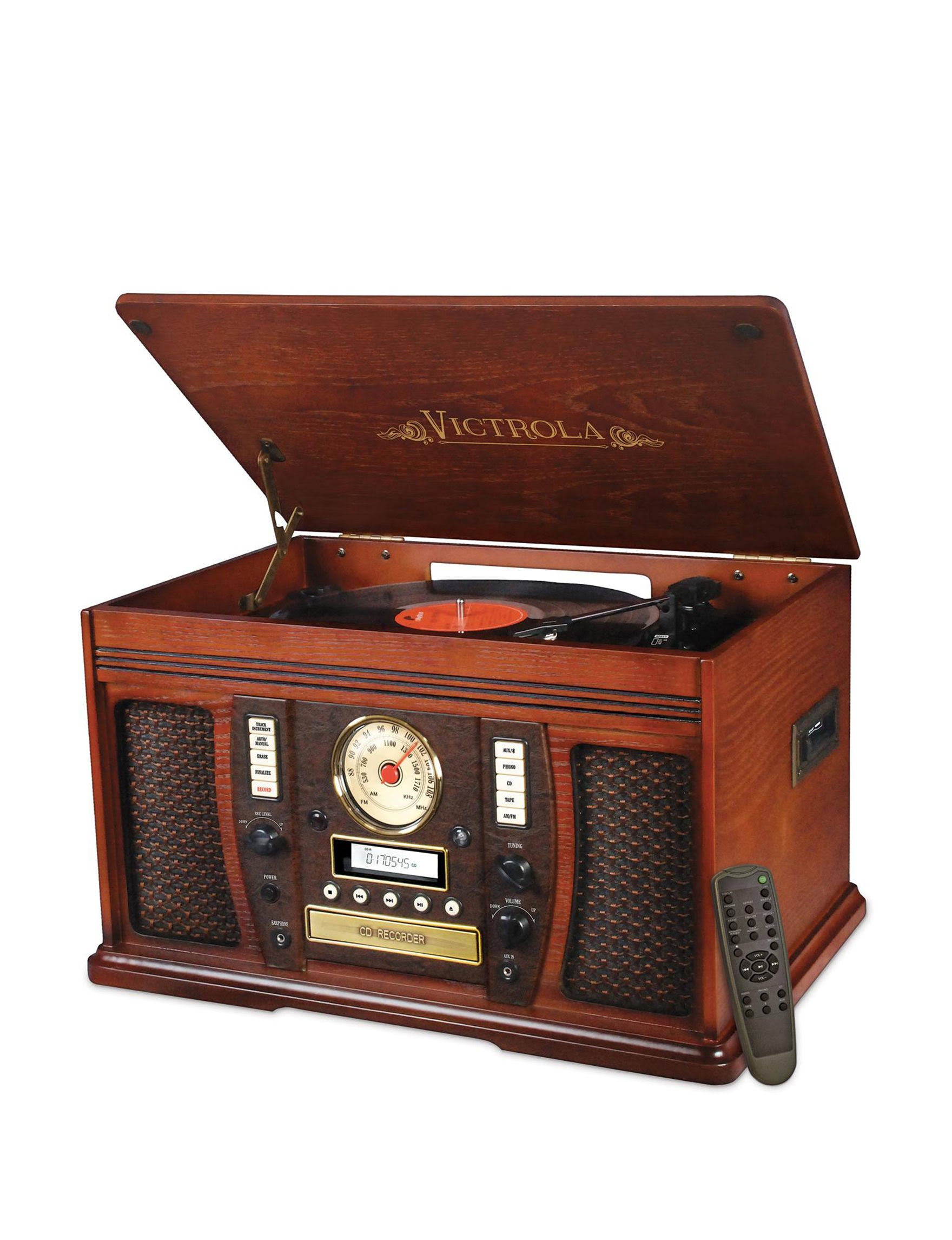 Wooden Turntable with Bluetooth O287156