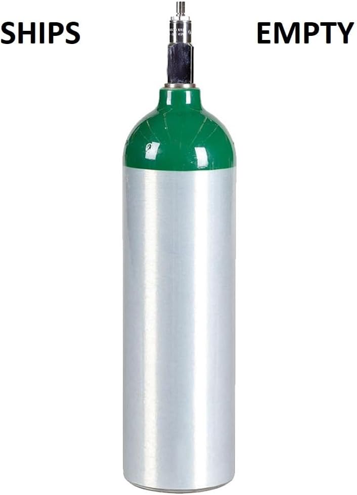 Jumbo D Size Oxygen Cylinder with CGA870 Post Valve O347423