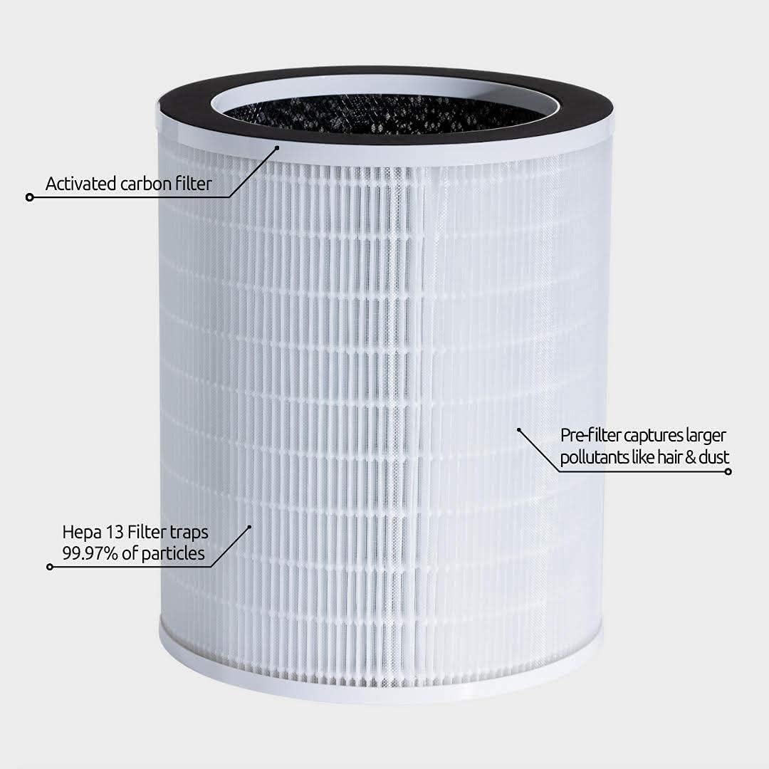 HEPA 13 Air Purifier with pre-filter, activated carbon, UV-C light Z16291