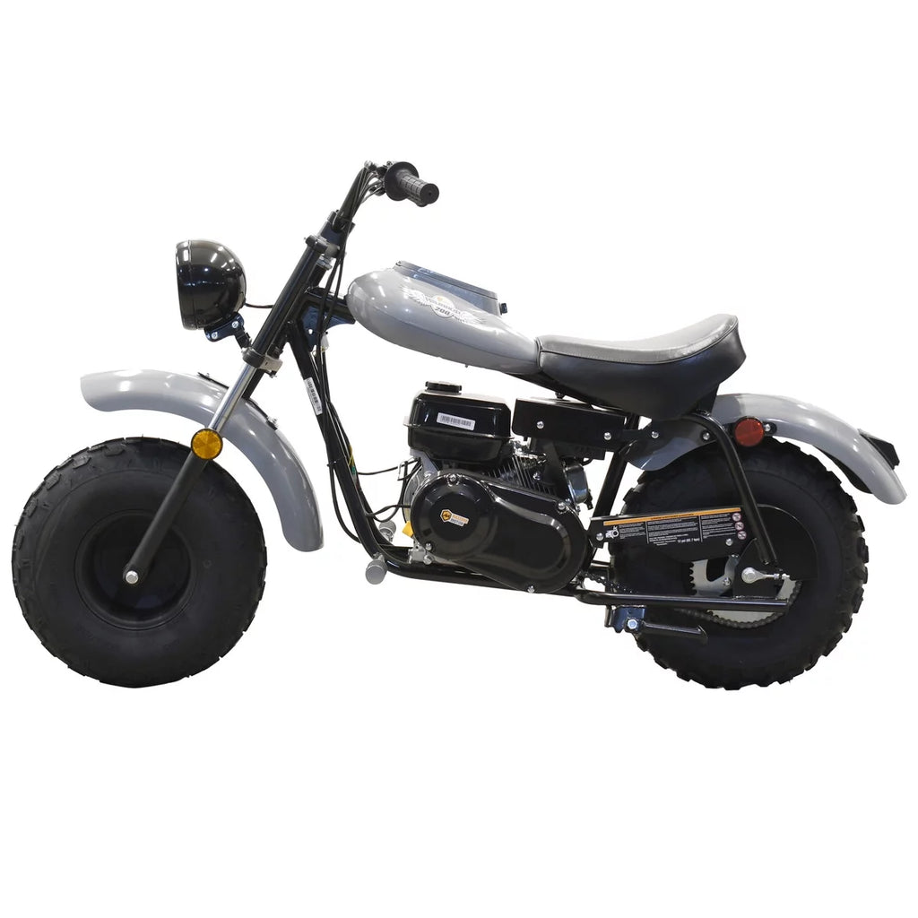 Gray 200cc Gas Powered Mini Bike F722612