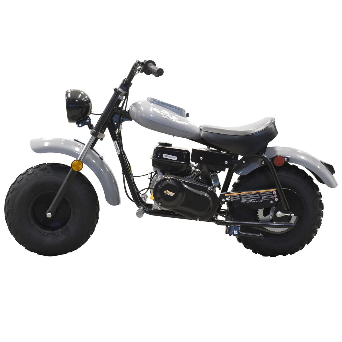 Gray 200cc Gas Powered Mini Bike F722612