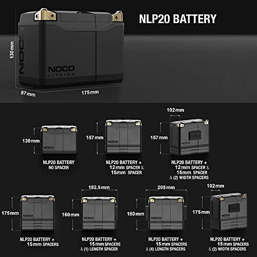 Ultra-Light 12V Lithium Powersport Battery Group 20 7Ah 600A I4370
