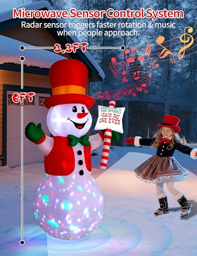 8FT LED-lit Inflatable Santa Claus Decoration S855394