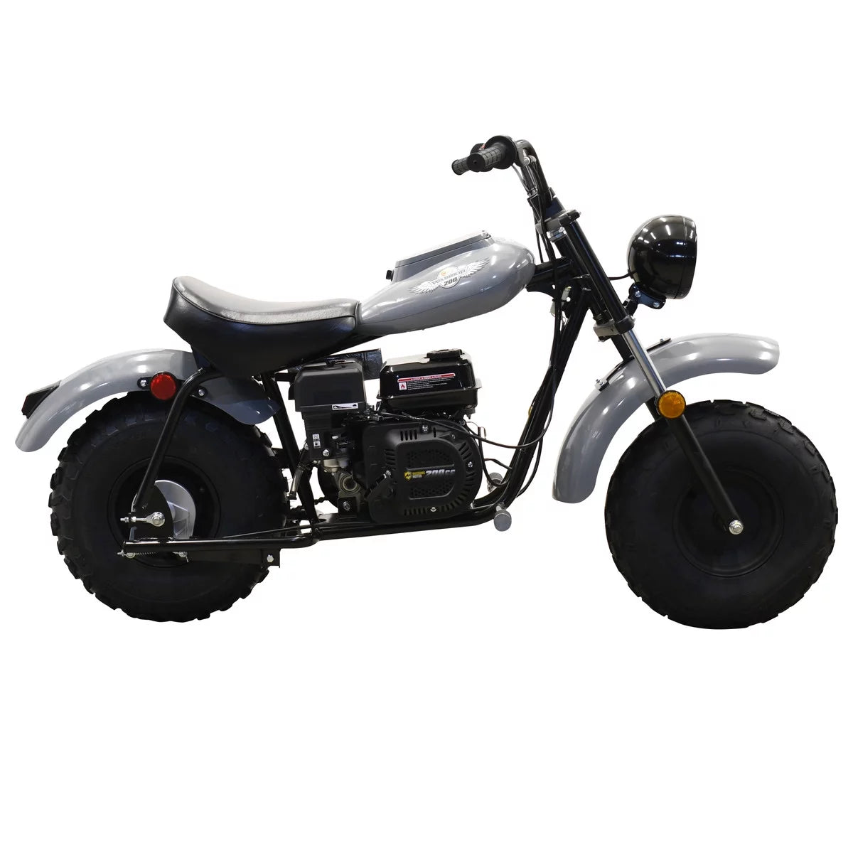 Gray 200cc Gas Powered Mini Bike F722612