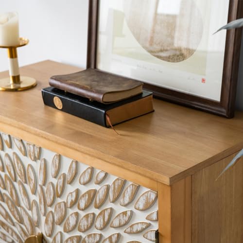 Farmhouse Sideboard with Wood Legs O774
