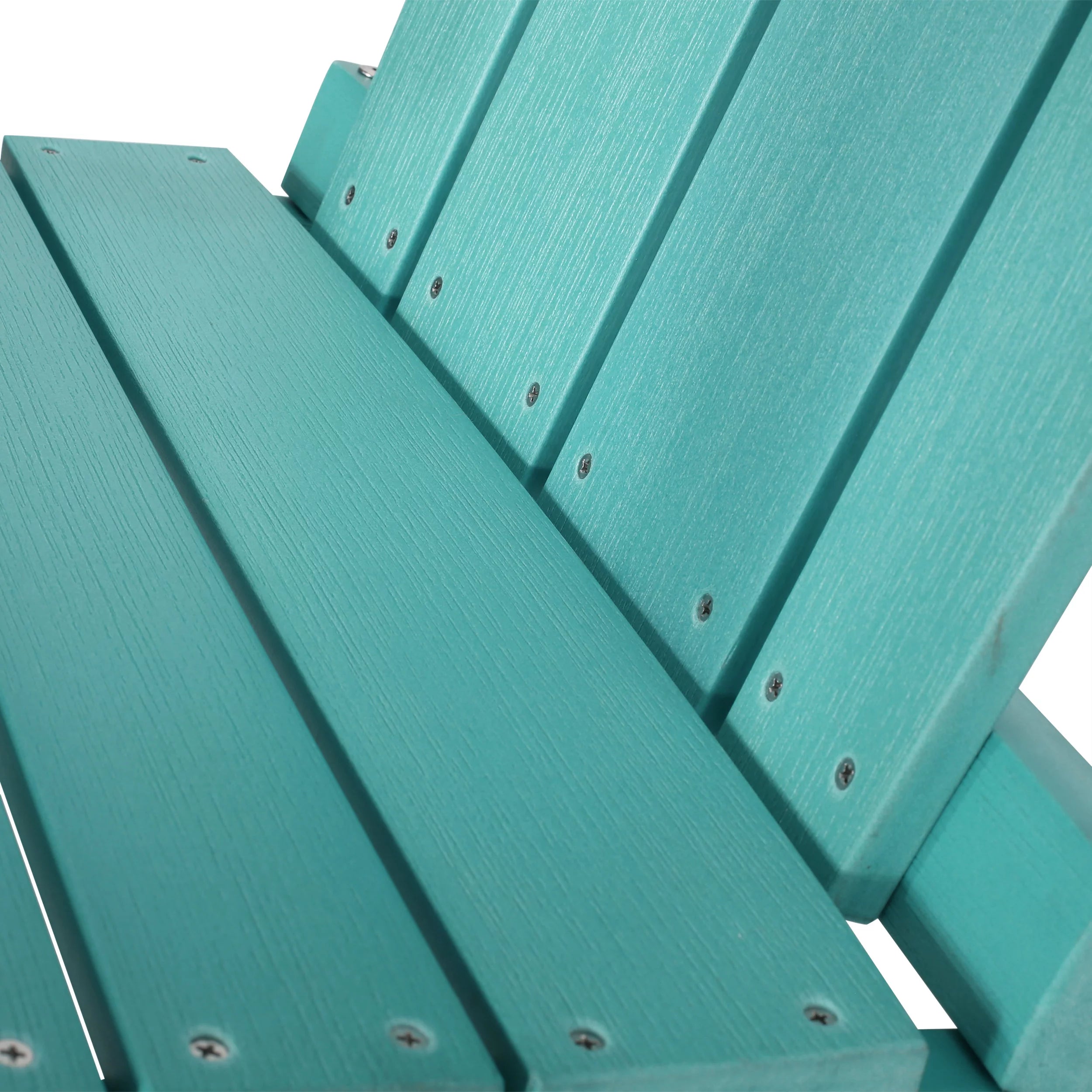 Teal Faux Wood Adirondack Chair Set of 2 R498030