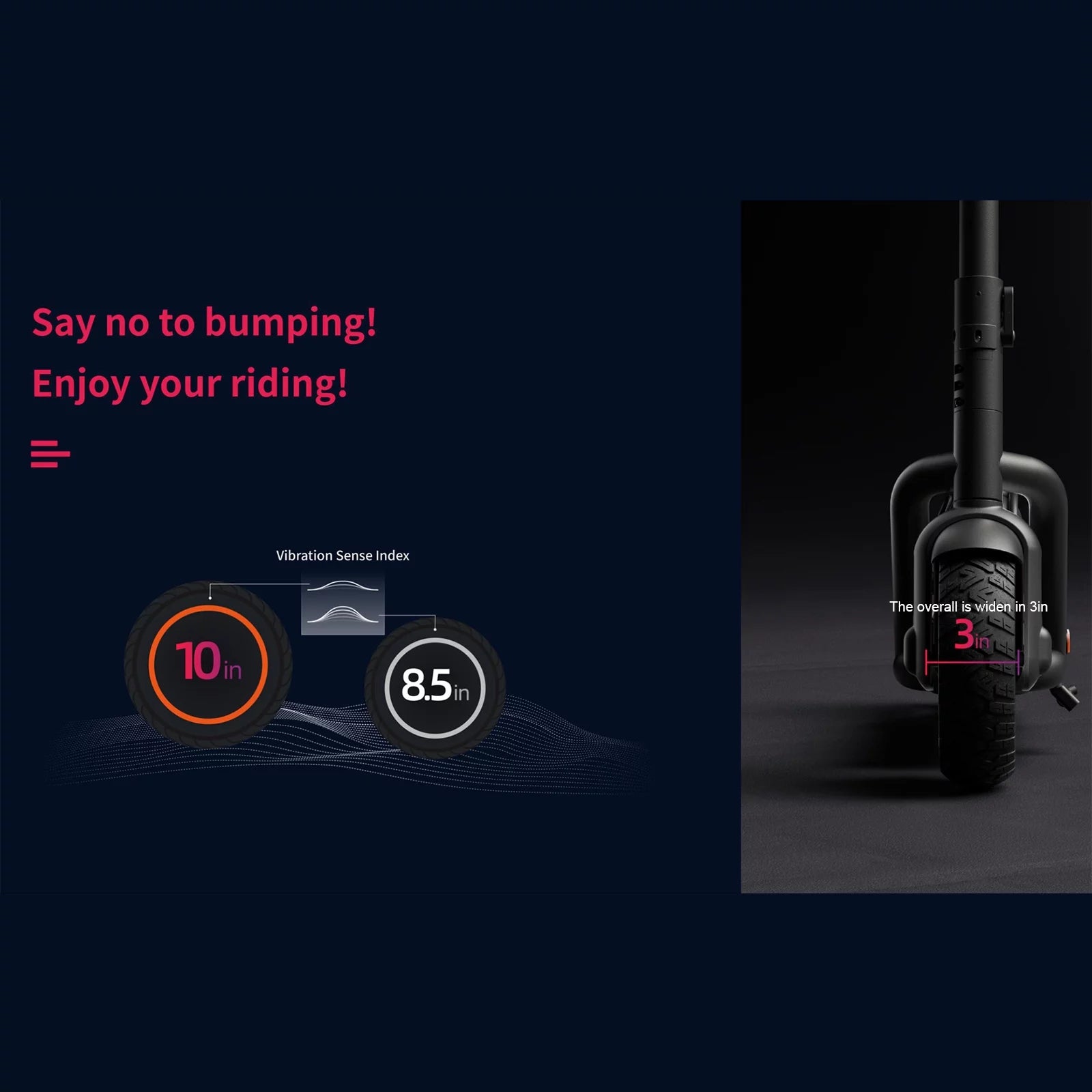 N65 Electric Scooter 500W Motor 10'' Tires Dual-braking K58009