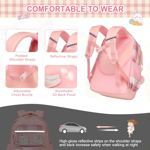 Purple School Backpack with Lunch Box P2132