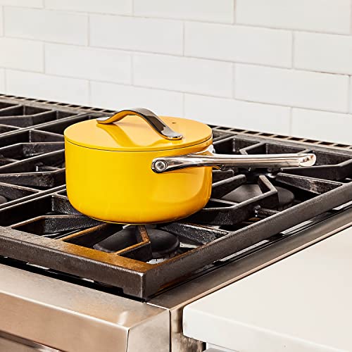 Nonstick Ceramic Sauce Pan with Lid (3 qt) - Perracotta N145