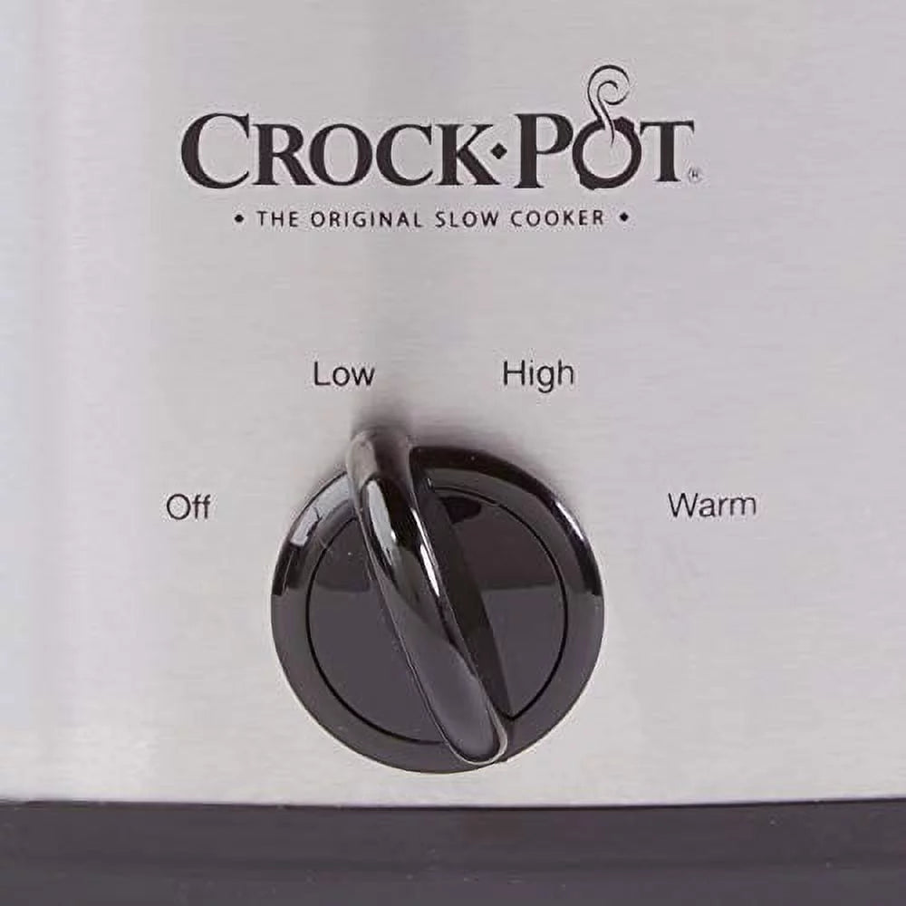 7 Quart Oval Manual Slow Cooker Stainless Steel A31731