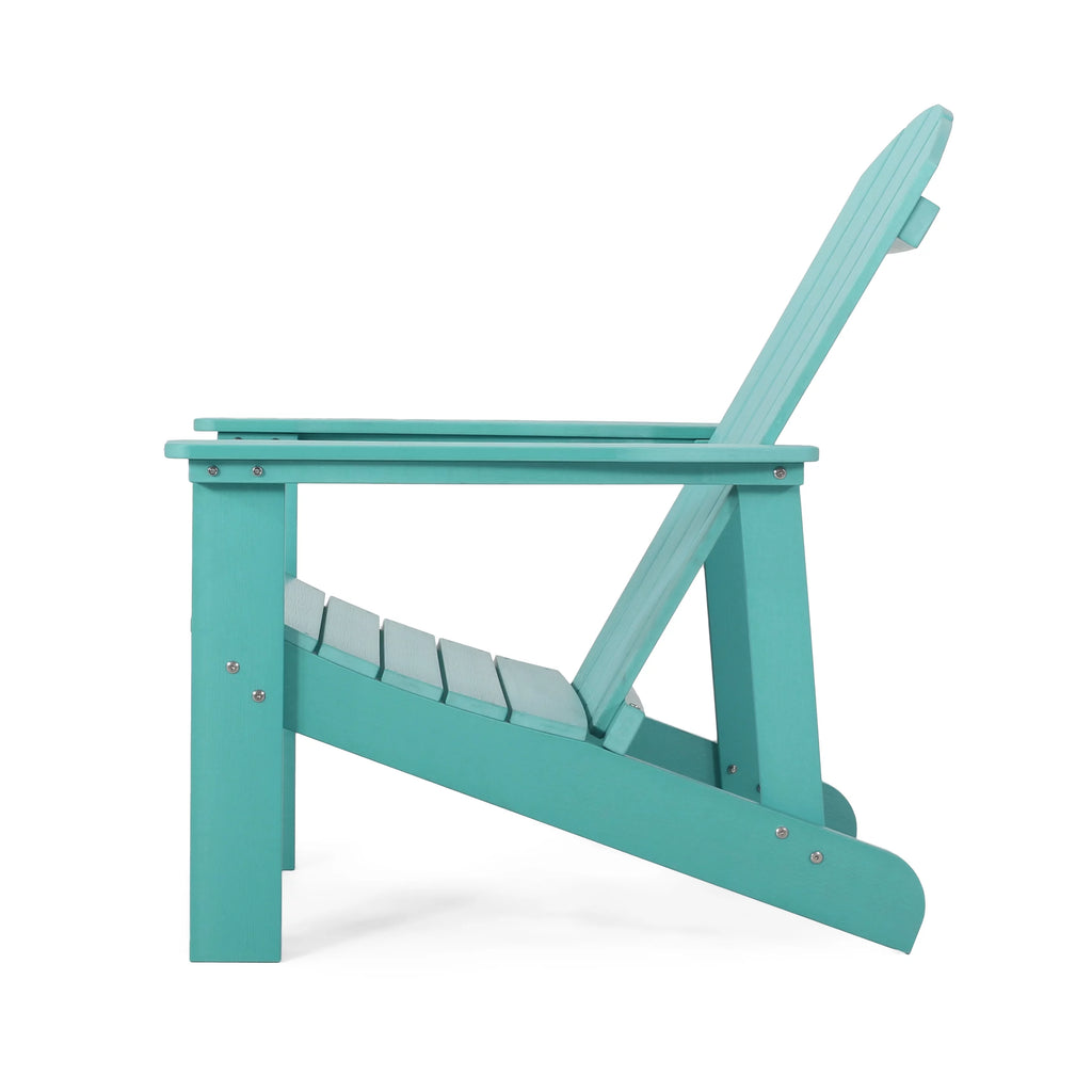 Teal Faux Wood Adirondack Chair Set of 2 R498030