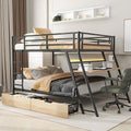 Twin Size Wood Low Loft Bed with Ladder White B5629