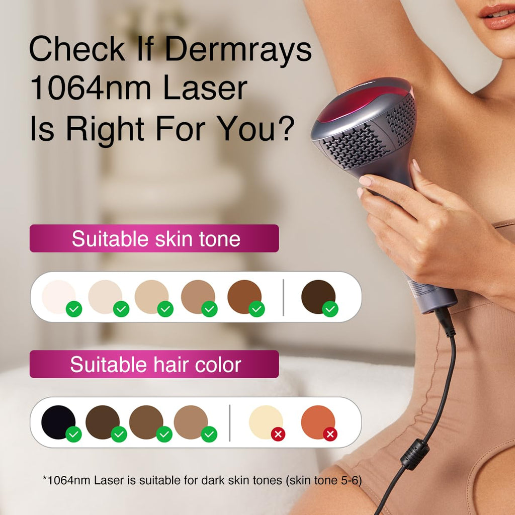 1064nm Diode Laser Hair Removal for Dark Skin Tones V94913