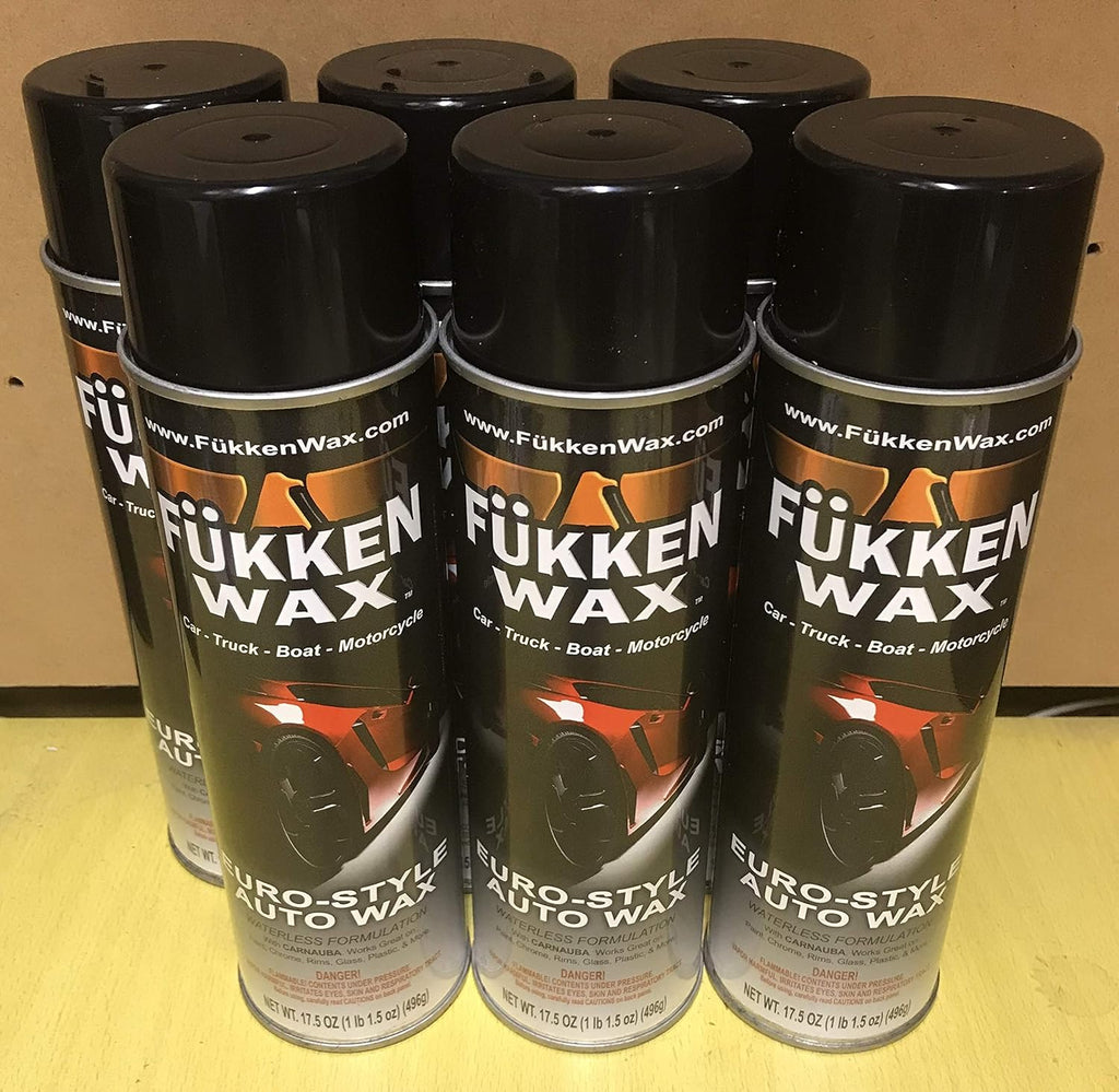 17.05oz Carnauba Spray-On Car Wax (6 Cans) N492