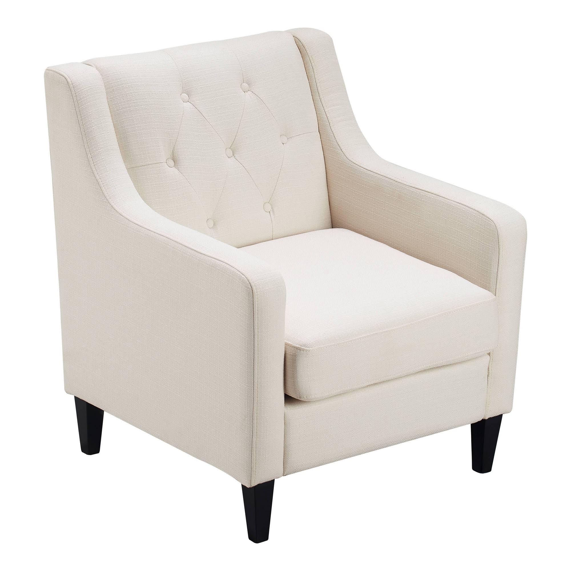 Cream Tufted Accent Chair P289
