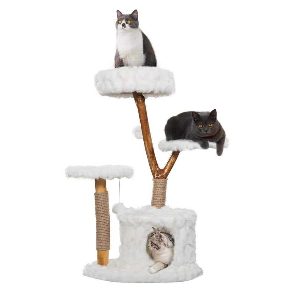 Cat Tree Real Branch Cat Condo X3189