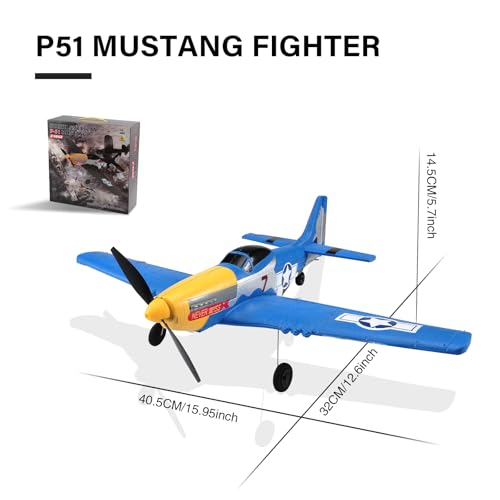 4 Channel RC Plane P-51D Mustang Fighter K3795