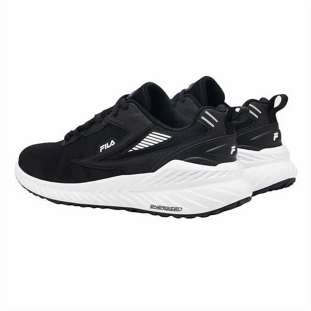 Black Lace-up Athletic Running Shoe N47132