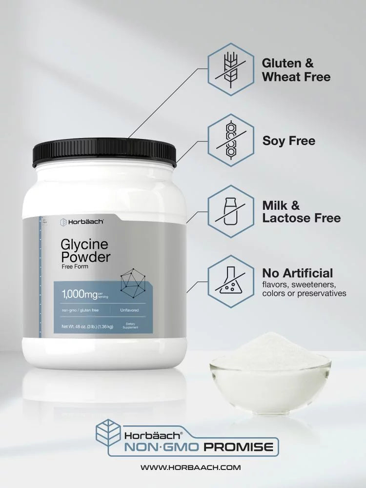 Glycine Powder 3 lbs Unflavored F465705
