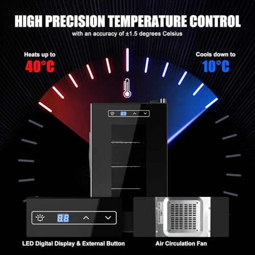 23L Digital Reptile Egg Incubator with UV-Resistant Glass Door M8907
