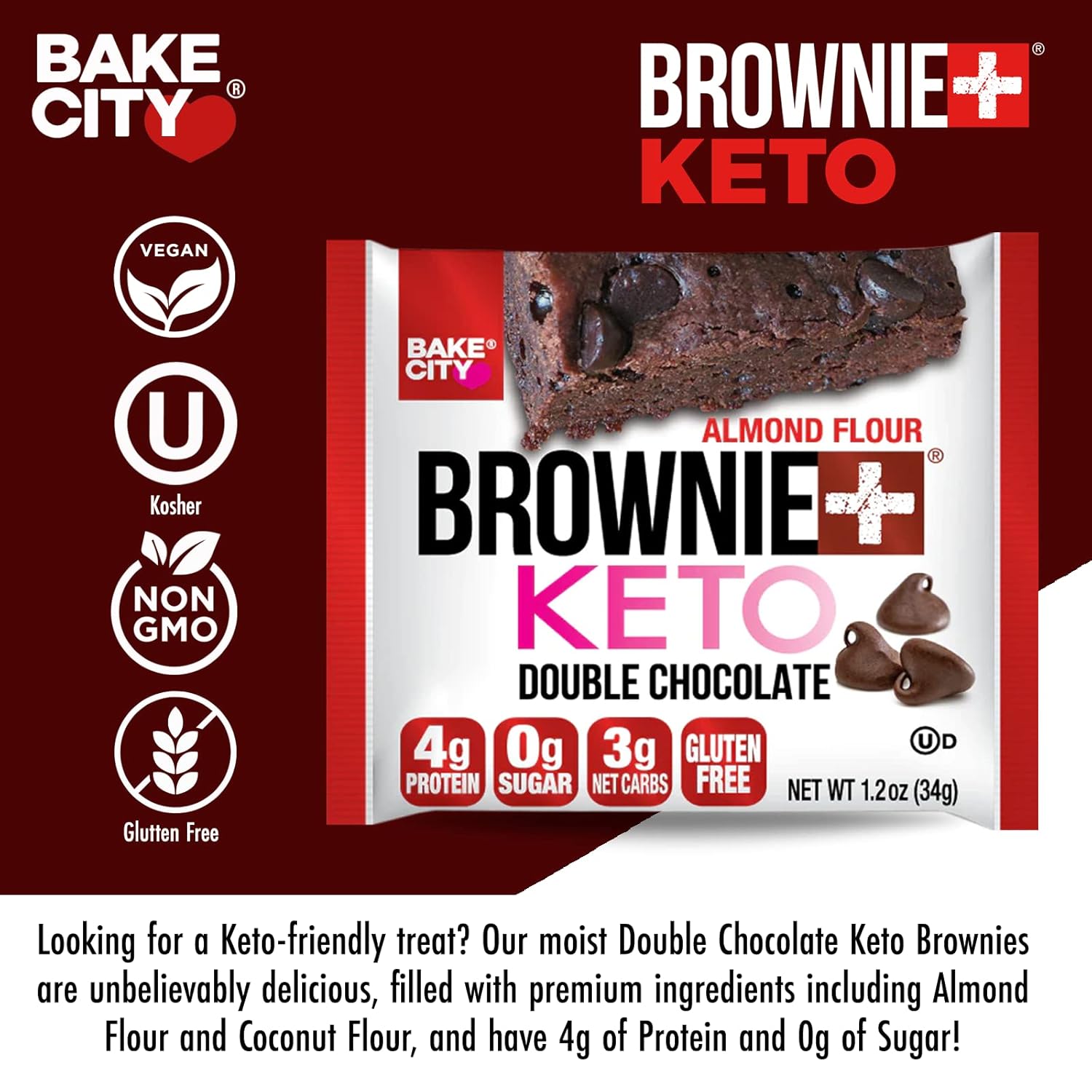 1.2oz Gluten Free Brownie (12 pack) O3860