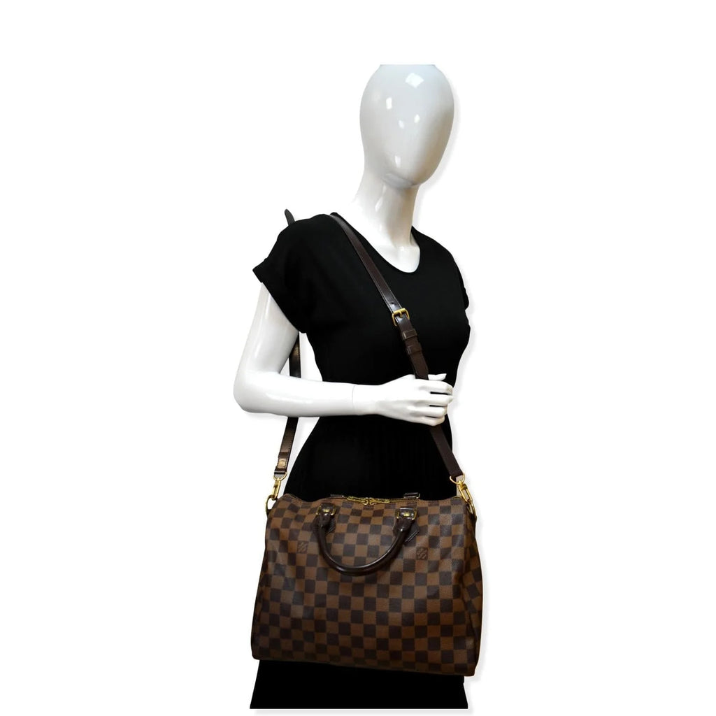 Pre-owned Brown Damier Ebene Satchel Bag P597