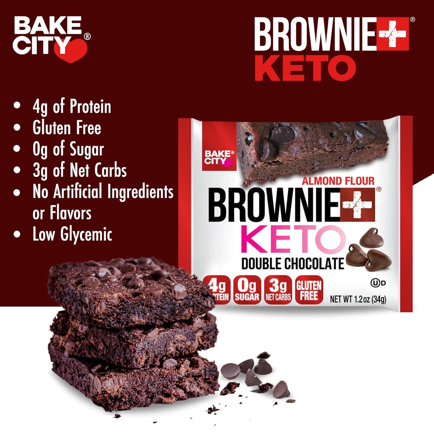 1.2oz Gluten Free Brownie (12 pack) O3860