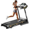 Smart Digital Folding Treadmill with MP3 and Audio Auxiliary Port, 3 Modes, 12 Preset Q66114