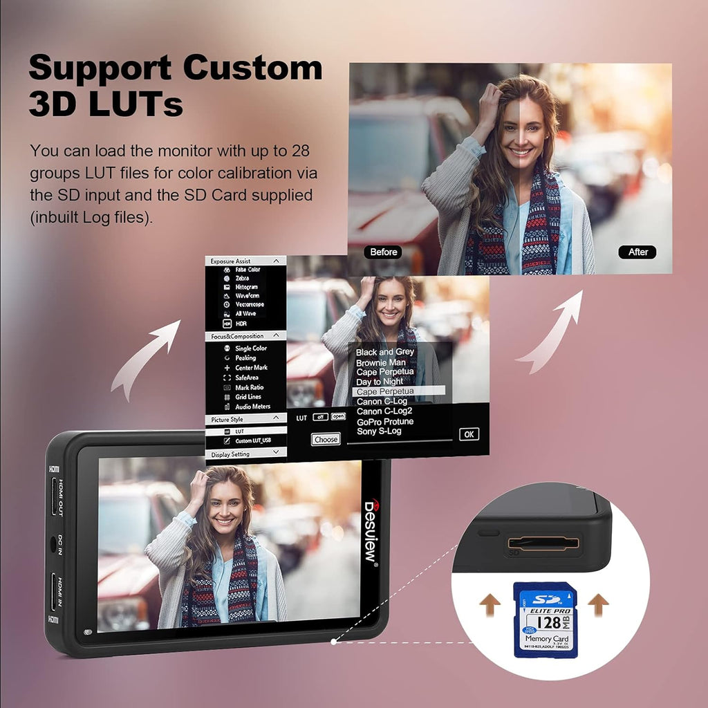5.5 inch Touch Screen Camera Monitor with HDR Z48208