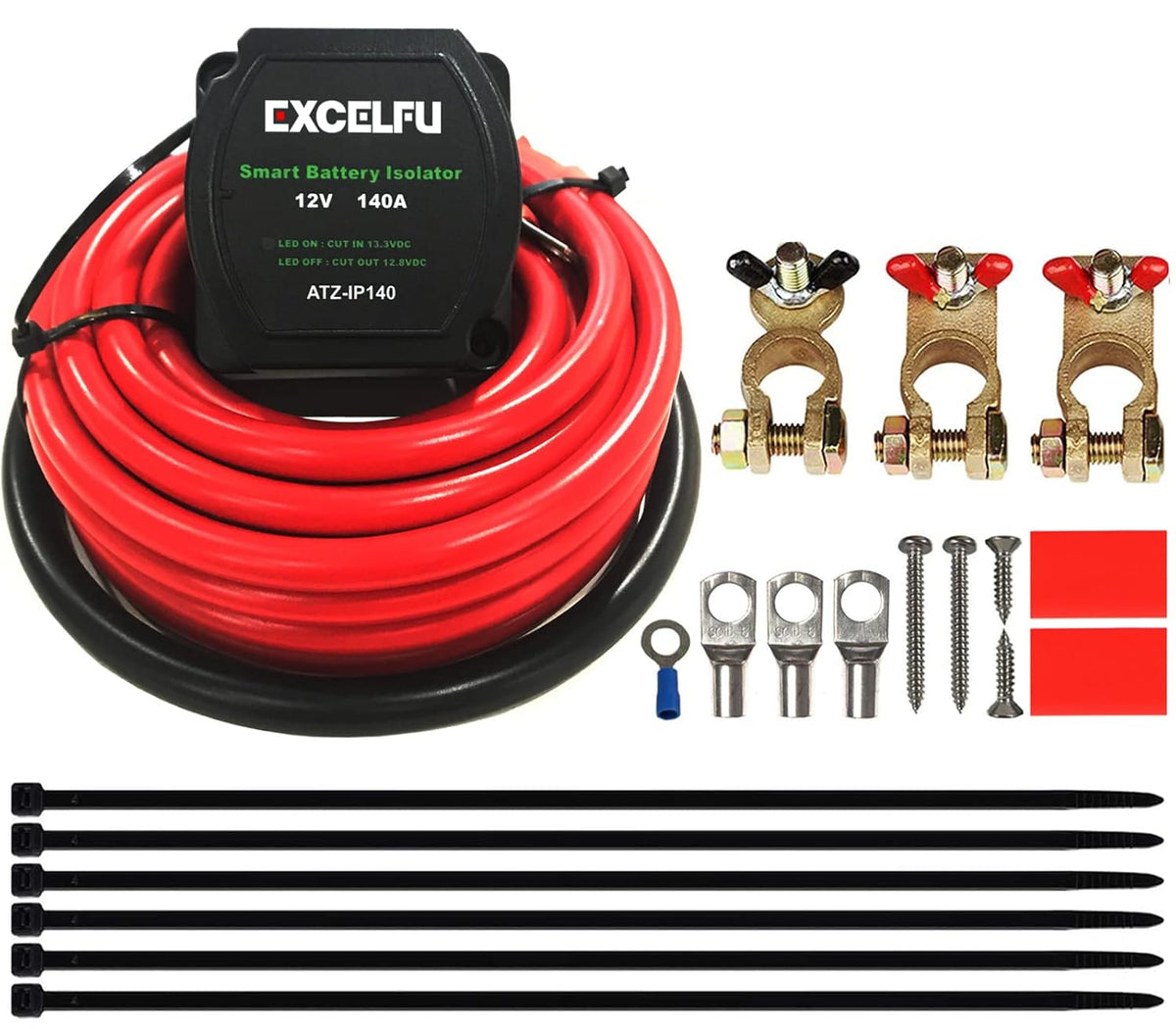 12V 140 Amp Dual Battery Isolator Kit R825567