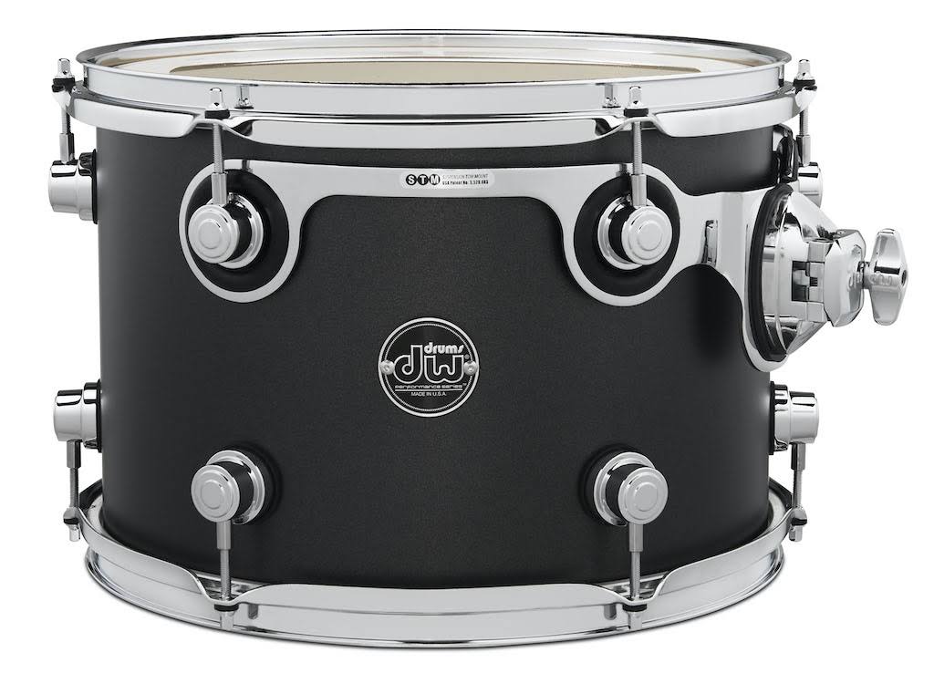 13x9 Tom Hard Satin Charcoal Metallic W115