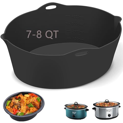 Reusable Silicone Slow Cooker Liners for 7-8 QT K7712