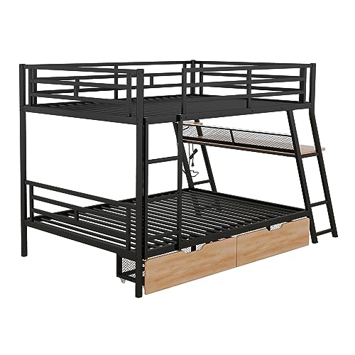 Twin Size Wood Low Loft Bed with Ladder White B5629