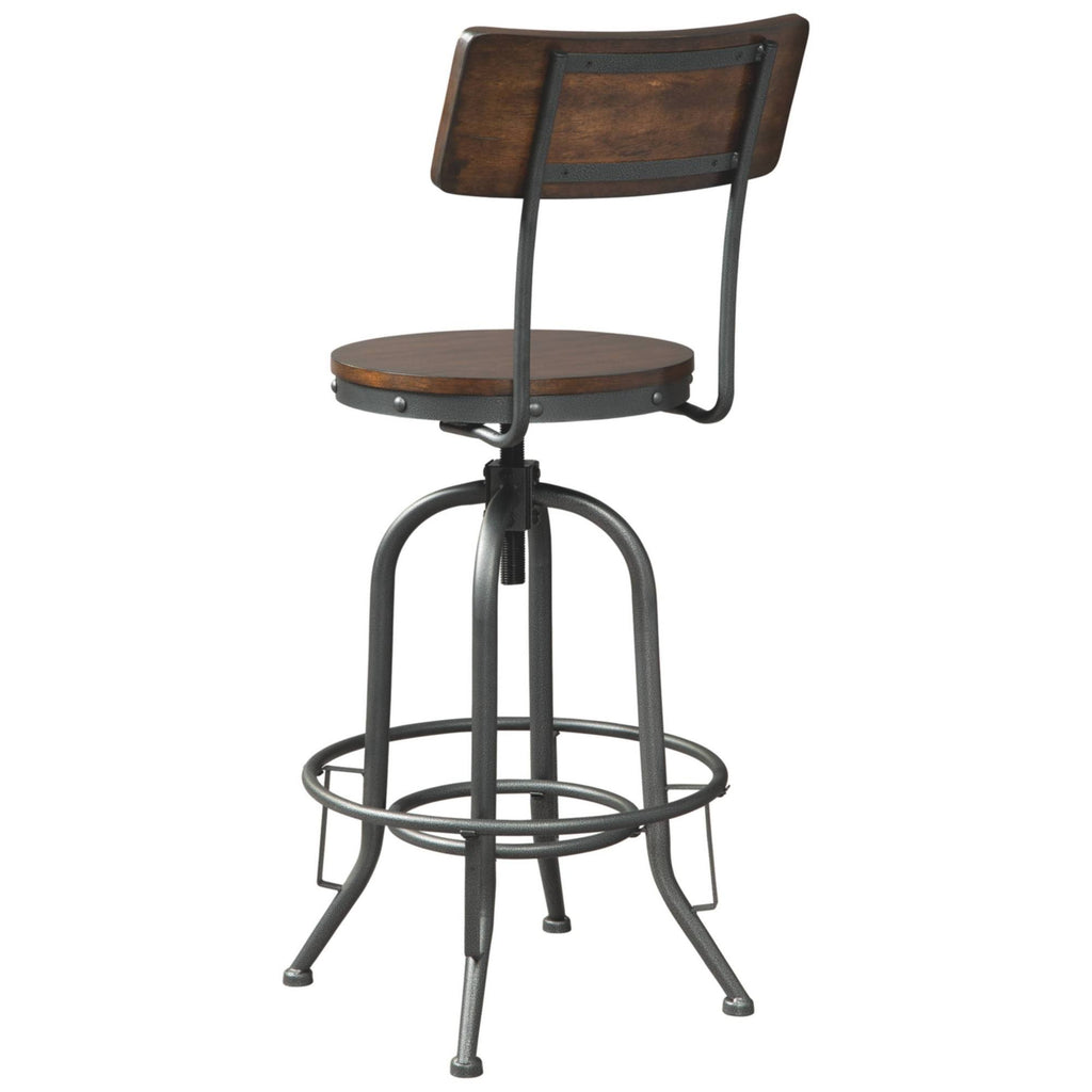 Brown Tall Swivel Barstool (Set of 2) I7982