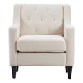 Cream Tufted Accent Chair P289