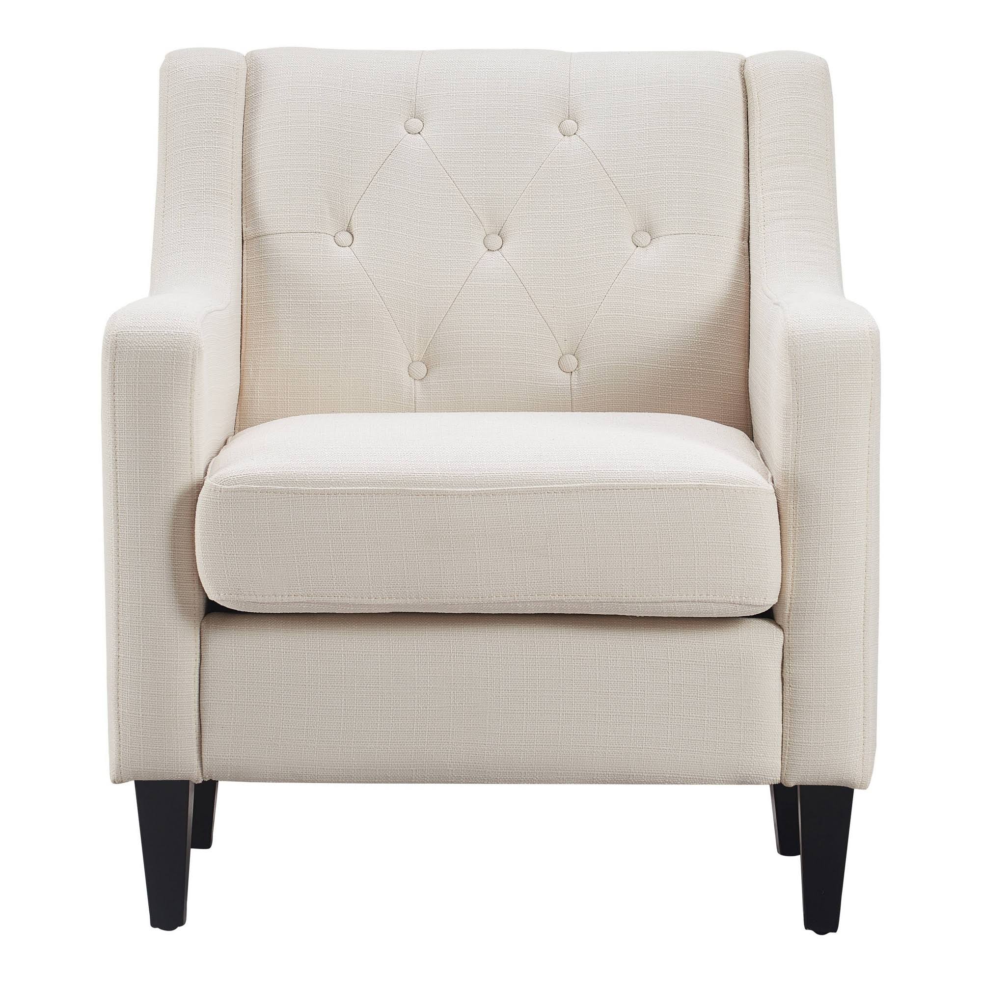 Cream Tufted Accent Chair P289