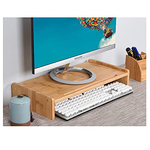 Bamboo Computer Monitor Stand Riser F51852